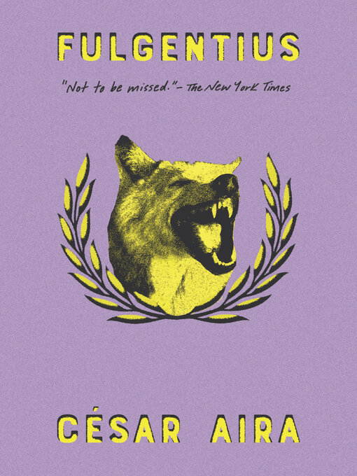 Title details for Fulgentius by César Aira - Wait list